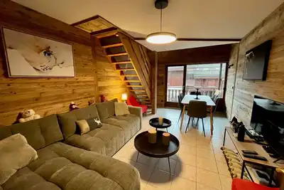 Image de Duplex 4/6 pers, centre station avec parking et wifi