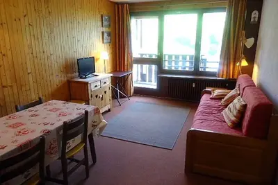 Image de Appartement cosy 5 pers avec balcon, proche du centre aquatique et des pistes - La Clusaz