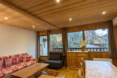 Image de Appartement cosy 4-6 pers balcon, ski au pied, parking couvert