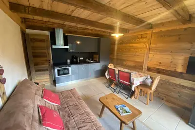 Image de Charmant 3 pièces rénové avec terrasse, proche des pistes - La Clusaz, Le Crêt du Merle