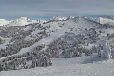 Image de Homerez - Studio Les Gets, vue montagne.