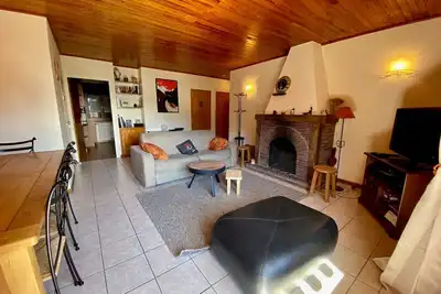 Image de Appartement de 3 pièces avec balcon, cheminée et Wifi à La Clusaz