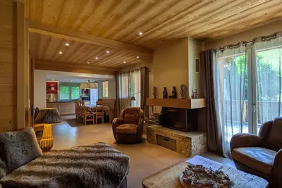 Image de Ski au pied, duplex rénové 4 ch, terrasse, cheminée, tout confort