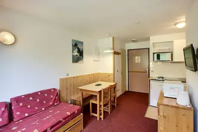 Image de Appartement au pied des pistes, 2 pièces pour 4 pers, parking gratuit, Wi-Fi, Les Menuires
