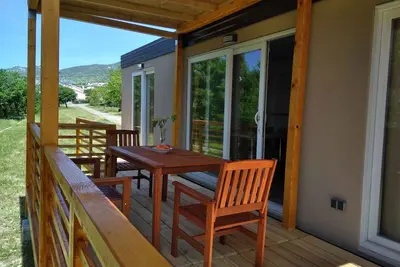 Image de Maison mobile avec climatisation et piscine