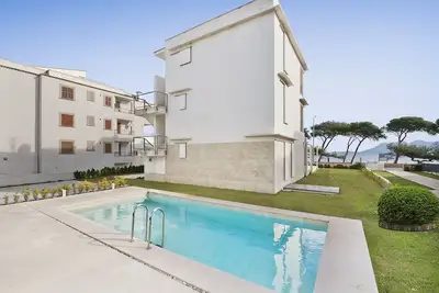 Image de Puerto De Pollensa: Appartement De PREMIÈRE Ligne Mer