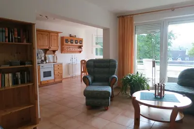 Image de Appartement, priv. Sauna, W-Lan, 70 m², balcon sud, garage, calme dans le village, près de Bocksberg