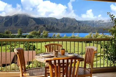 Image de Hanalei Bay Resort # 4304 & 4305: Vues sur la baie de Hanalei avec Ac et Beach Path!