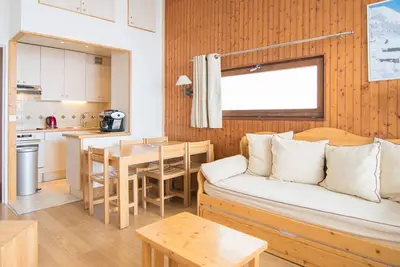 Image de 2p spacieux au Val-Claret, balcon sud\/ouest, à 500m des pistes, wifi, animaux admis