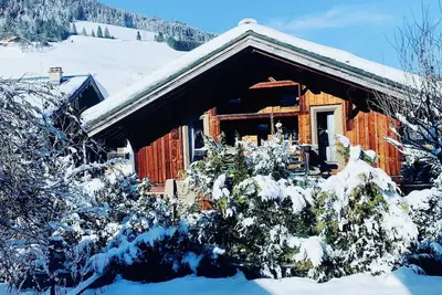 Image de Appt charmant au centre-ville de Megève, Rdc jardin, tout confort, 4 personnes