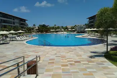Image de Appartement En Plage De Classe Ecolife Bord De Mer Haute Mur, 3q Avant Piscine Au Sol