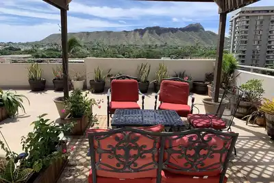 Image de Immense véranda privée avec vue panoramique sur Diamondhead