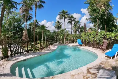 Image de Yalku Lagoon Akumal Large 5 Br w \/ Pool - Parfait pour les familles et les groupes.