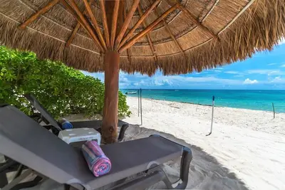 Image de Maison de 3 chambres en bord de mer sur Aventuras Akumal Sat Tv Wifi Ac