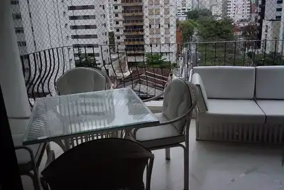 Image de Appartement Guaruja Sao Vicente avec terrasses, près de la mer, 140m2