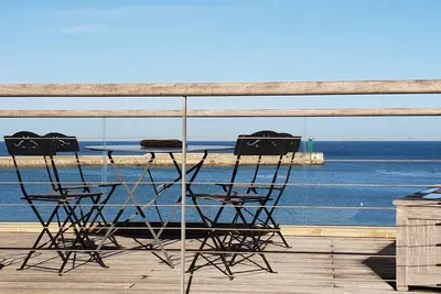 Image de Maison 4 * Vue Mer Terrasse Bord De Mer Normandie Calvados Plage Omaha Beach