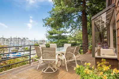 Image de Harborview deck, 3 chambres, 4 salles de bains, bain à remous, à quelques pas de la plage Seabright à Santa Cruz