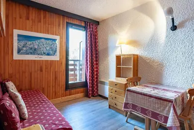 Image de Studio fonctionnel 16m² à Méribel Mottaret - Proche pistes et commerces, parfait pour 2 personnes