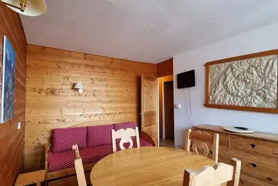 Image de Appartement pour 6 pers au pied des pistes avec balcon - Plagne Centre