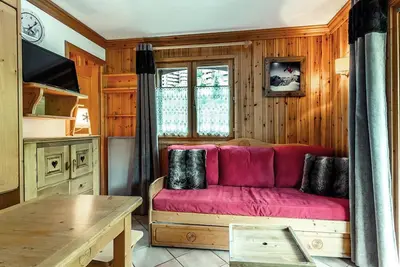 Image de Appartement cosy 28m² Méribel Mottaret, 6 pers, proche pistes et commerces, balcon, casier à skis