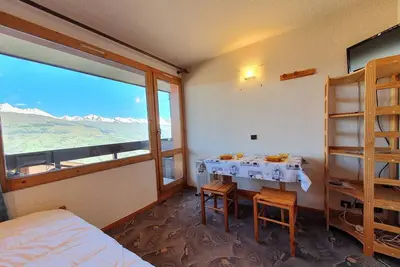 Image de Confortable studio 2 pers. à 100m des pistes avec balcon et vue Mont-Blanc