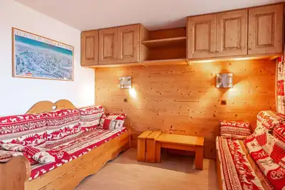 Image de Charmant 2 pièces avec terrasse et cuisine neuve au cœur de Méribel, accès direct aux pistes