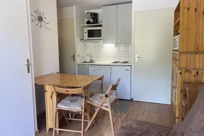Image de Plagne Soleil: Appartement 2 pièces avec balcon, accès direct pistes, centre proche commerces