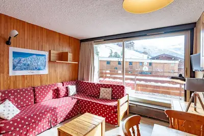 Image de Agréable appartement, proche des pistes, balcon, casier à skis