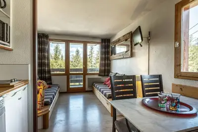 Image de Studio cosy pour 4 pers. avec balcon, proche pistes