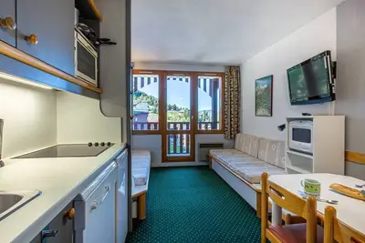 Image de Charmant 2 pièces, pour 5 pers. , La Plagne, avec balcon et cuisine équipée