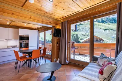 Image de Appartement 3 pièces Méribel Mottaret - 44m², pied des pistes, balcon, Label Méribel