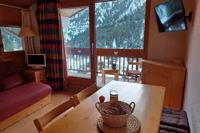 Image de Appartement convivial à Méribel avec accès aux pistes et balcon