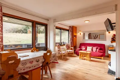 Image de Appartement skis aux pieds avec double balcon près de Méribel