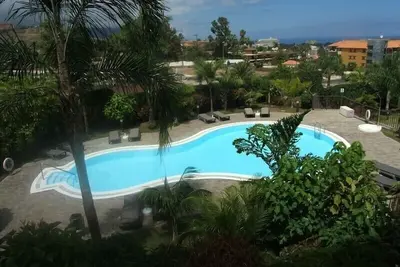 Image de Appartement avec vue sur la mer et le Teide, avec 2 terrasses, piscine et beaux jardins