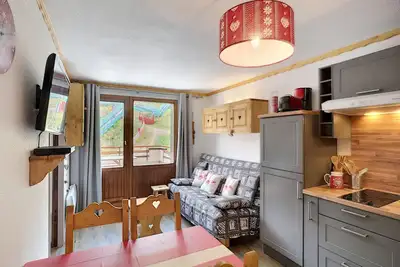 Image de Appartement 2 Pièces + Coin Montagne, Terrasse, 5 Pers, Skis aux Pieds - Les Bruyères, Les Menuires