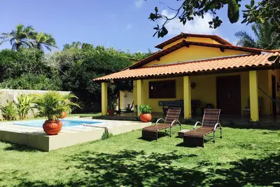 Image de Charmante maison de plage avec piscine privée, terrain de 8500m2 de Mata Atlantica