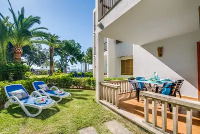 Appartement à Alcudia plage Playasol avec jardin