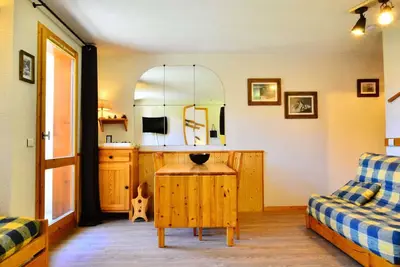 Image de Appartement Montchavin La Plagne - 2 pièces, 36m², 1 min des pistes, 5 personnes, balcon ouest