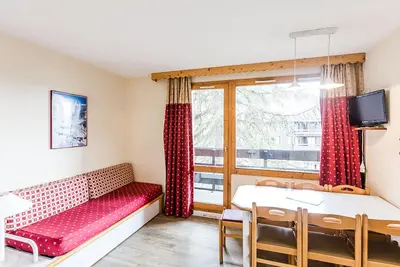 Image de Appart 6 pers avec balcon, casiers Ă skis, proche pistes et commerces