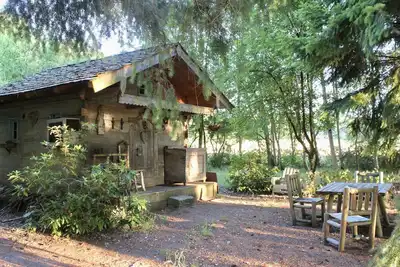 Image de Merveilleuse cabane du XIXè siècle en forêt de Rambouillet, à 1heure de Paris