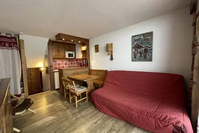 Image de Studio duplex 4 personnes avec balcon, Brelin, Les Menuires