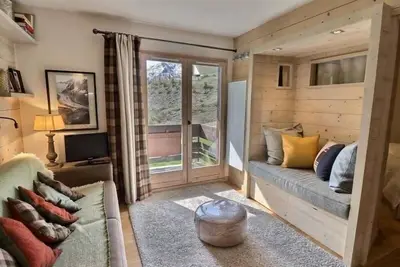 Image de Appartement de charme 3 pièces, idéal famille, Méribel, accès pistes, wifi, 6 pers