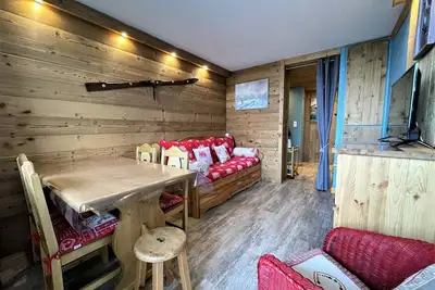 Image de Appartement tout équipé 5 pers, aux pieds des pistes, balcon ouest, Les Menuires