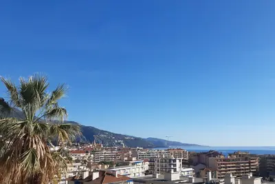 Image de Grand appartement Menton 3 chambres vue panoramique mer parking privé