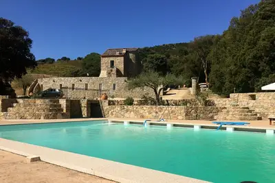Image de Demeure moyenâgeuse avec piscine au cœur d une propriété de seize hectares