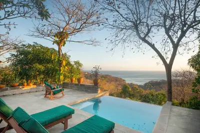 Casa Tranquila- Jungle Luxury avec vue sur l'océan au-dessus de Playa Maderas