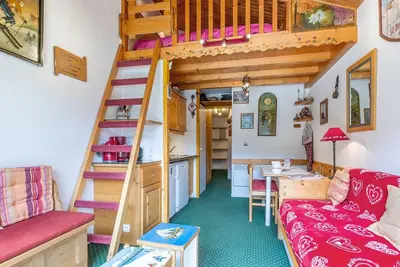 Image de Appartement 1 ch. confortable avec balcon et casier à skis à Méribel
