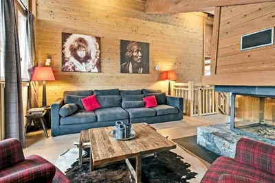 Image de 50m des pistes, Chalet luxueux avec plusieurs terrasses, Esf à 50 mètres à pied