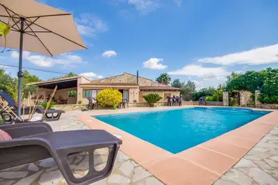 Image de Finca rurale avec piscine Casa de Puri Ă Majorque.