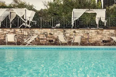 Image de Villa Nuba, Pinturicchio-piscine d'eau salée, wifi, foyer au bois, à 5min du centre